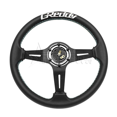 universal concave three-color stripe embroidered – Steering wheel
