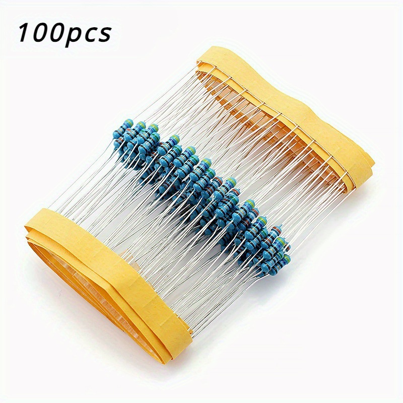0.25W color ring resistor kit 1/4W metal film resistor ±1% tolerance…