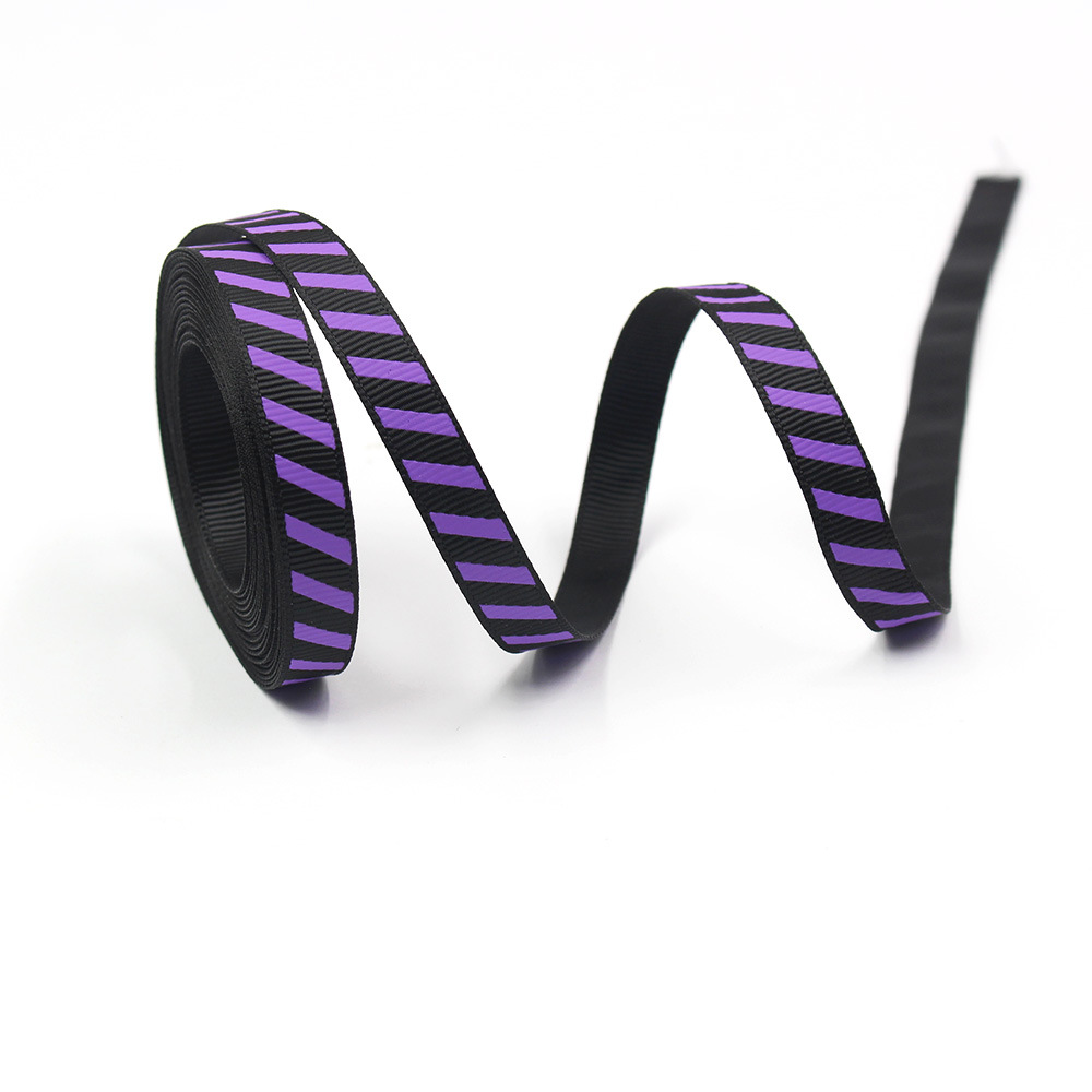 10mm cinta Halloween FIESTA DE Halloween escena decoración arco tocado material letras inglesas cinta de color sólido