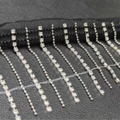 既製品の金属チェーン、フリンジ、ラインストーン、メッシュ、爪留めチェーン、衣類、靴、帽子、バッグ、DIYアクセサリー