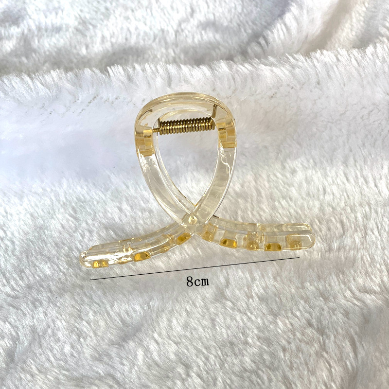 Amazon venta caliente correa de cabello gran clip de agarre colorido y transparente clip de cabello de tiburón al por mayor image 10