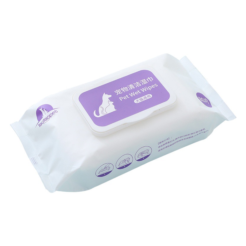 Toallitas para mascotas en stock al por mayor pipi taobao desodorante toallitas para perros y gatos toallitas para ojos toallitas de limpieza