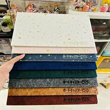 毛毡徽章扎板加厚收纳专用照片墙钉A4纸展示墙作品毛毡板