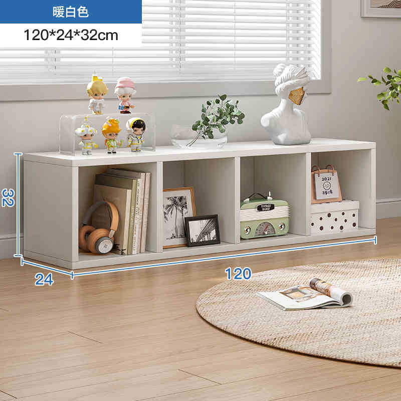 Armario de cama de dormitorio, armario bajo, combinación libre de armario de ventana, armario de tira larga al final de la cama, armario de almacenamiento a prueba de polvo, armario de almacenamiento de rendija estrecha