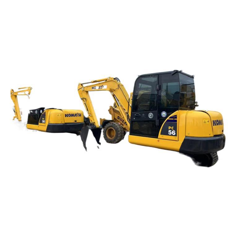 Excavadora de segunda mano original Komatsu PC56 - 7 95% nueva excavadora de 5,5 toneladas fábrica directa