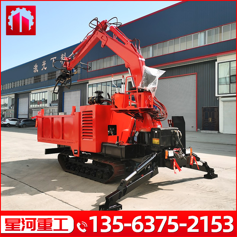 履带四不像随车抓爬山全地形履带随车抓 树木运输履带随车抓