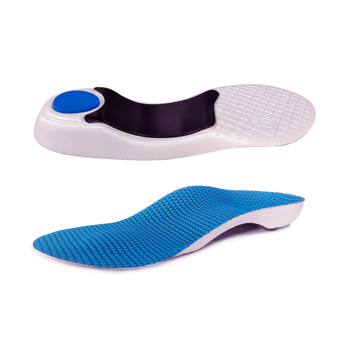 Трансграничные корректирующие стельки плоскостопные подушечки для мужчин и женщин Толстая поддержка арки 3/4 Стельки