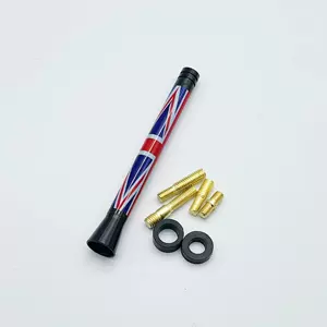 Böyük Britaniya Almaniya Dekorativ Antenası Karbon Fiber Antena Avtomobil Universal Mini Qısa Antena