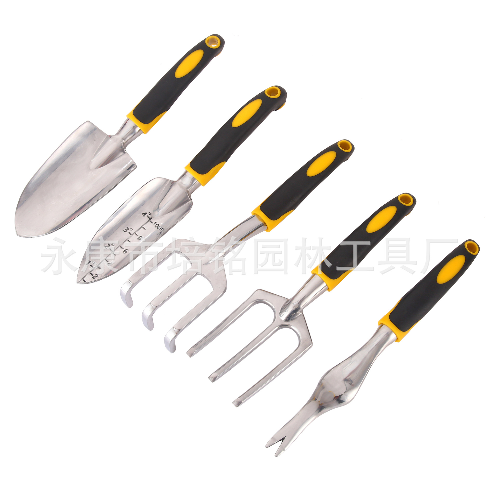 Fábrica directa transfronteriza Amazon venta caliente 5 piezas de herramientas de jardinería de aleación de aluminio conjunto de una venta