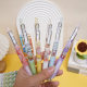 7079 Cross-border New Labu Blind Box Pen Creative High Color Value LABUBU Gel Pen Students Press Sign Pen
