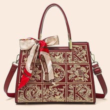 女士手提包妈妈包结婚红包大气婆婆婚宴包红色手提包高级感婚礼包