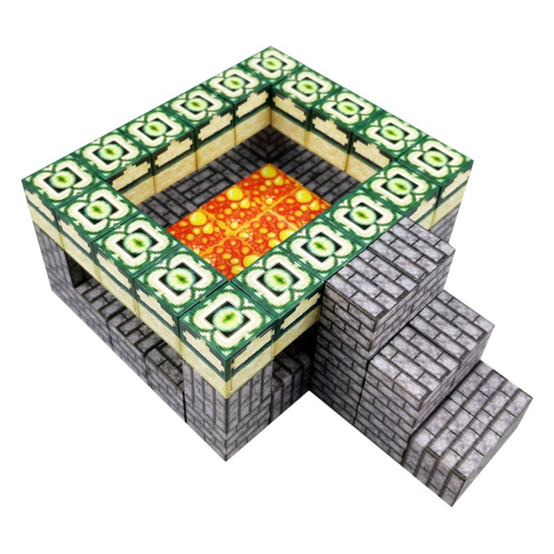 Qianman My Magnetic World Portal Niños y niñas Bloques de construcción de bloques magnéticos para niños Juguetes educativos para padres e hijos