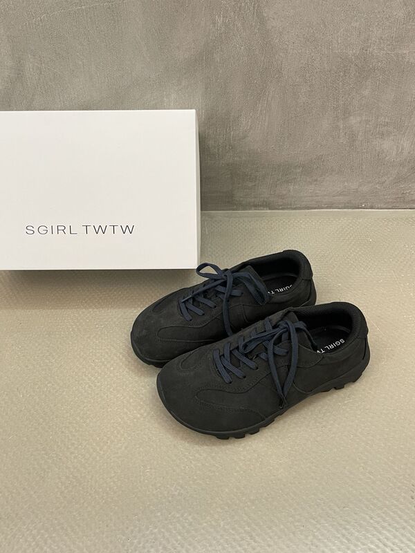 SGIRL TWTW复古平底阿甘德训鞋女2025秋百搭休闲户外赤足运动鞋潮|undefined