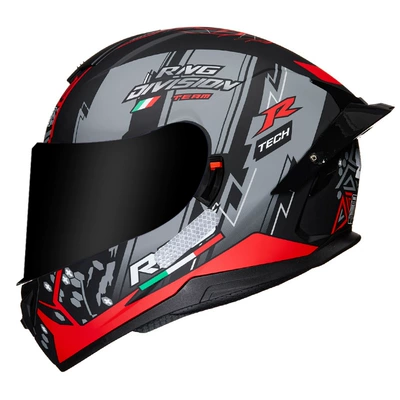 Motosiklet kaskı (dəbilqə) – certification motorcycle helmet double - red-pioneer-tea-mirror-m