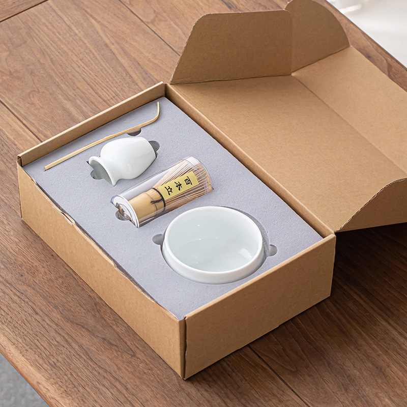 Caja de regalo japonesa de la dinastía Song para ordenar té matcha matcha herramienta de toque de té matcha