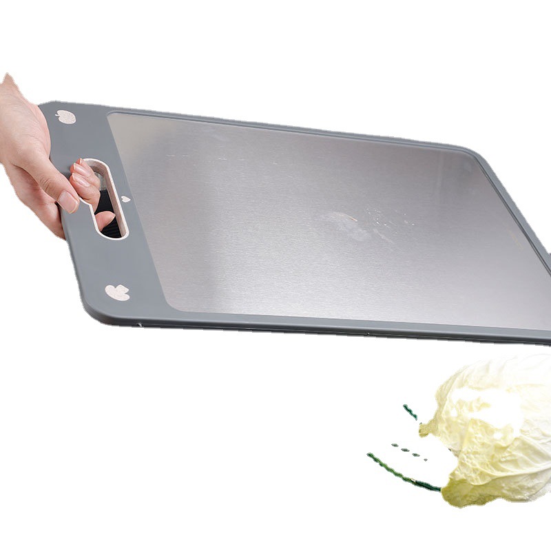 Antibacterial non-slip double-sided cutting board stainless steel