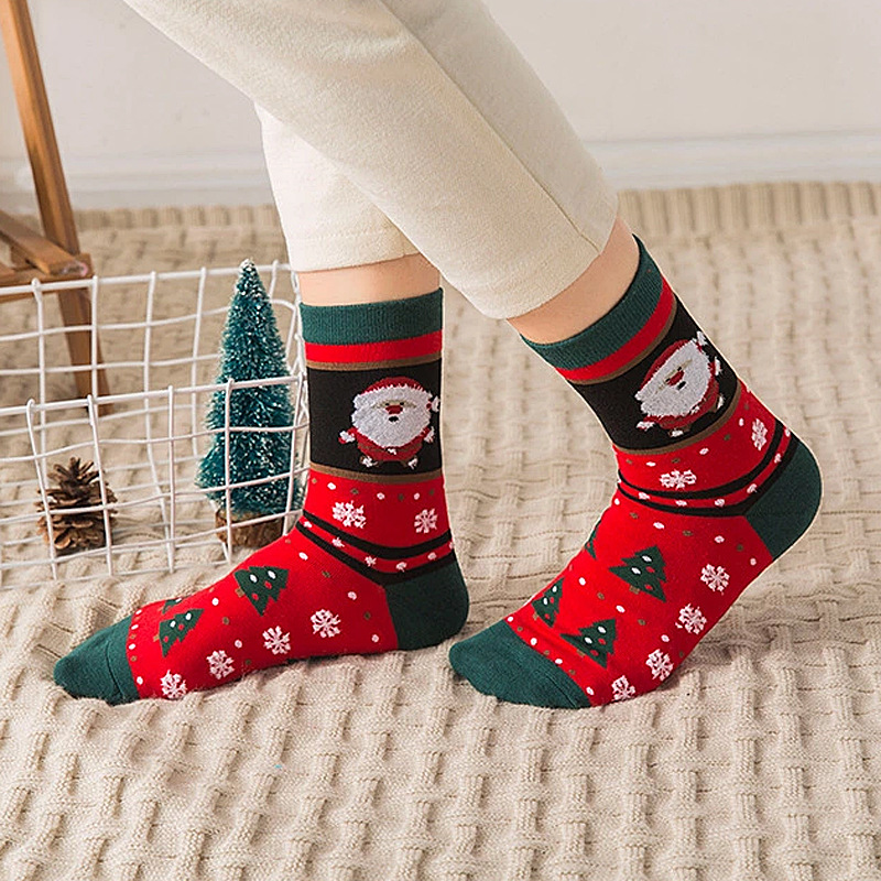 Women Casual Winter Christmas Socks Style 7