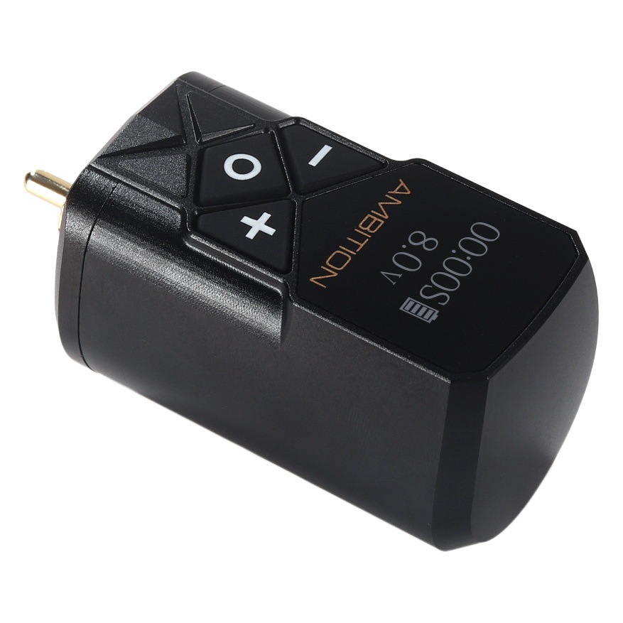 Ambición batería recargable inalámbrica interfaz RCA tatuaje pluma fuente de alimentación universal ligero equipo portátil herramienta