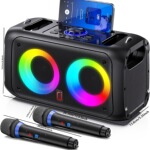 JYX新款30w大功率无线蓝牙5.0音箱户外便携RGB炫彩音响跨境k歌