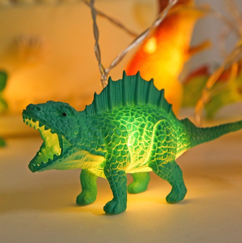 Fábrica directa LED cadena de lámparas de animales cadena de lámparas de dinosaurios cadena de lámparas de juguetes para niños decoración de la habitación luz de color al por mayor