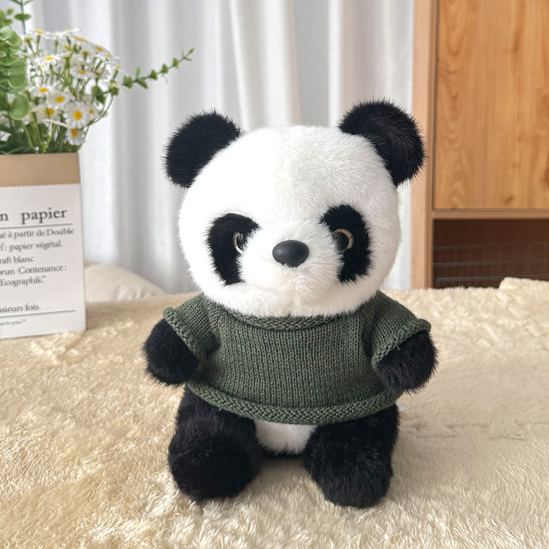 Dollos lindos de peluche, muñecas de ropa, muñecas de denim, Sichuan, Chengdu, recuerdos, logotipo