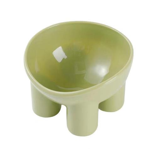 Elephant Leg Neck Protection Pet Bowl New Macaron Color Stable and Anti-Overturn Cat Food Basin Drinking Water Feeding Bowl