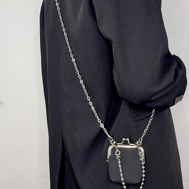 2026 New Model Mini Diving Fabric Crossbody Coin Purse Shell-Shaped Chain Bag