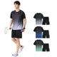 Badminton Clothes Men's Quick-drying Clothes Tennis Running Short-sleeved Table Tennis Clothes Sportswear Equipment Training Clothes Sports suit