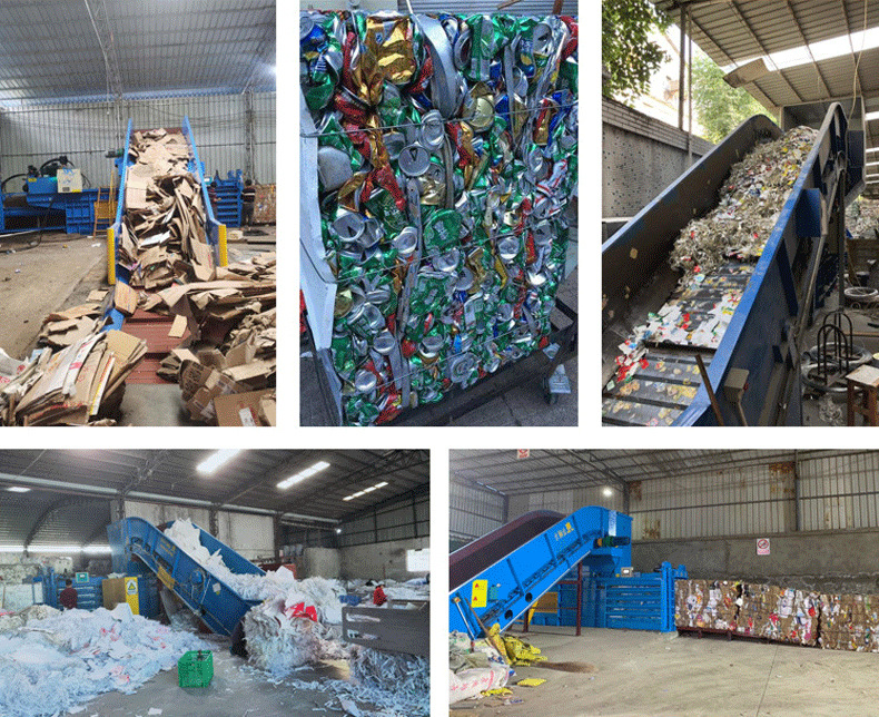 用户实拍废品打包机图