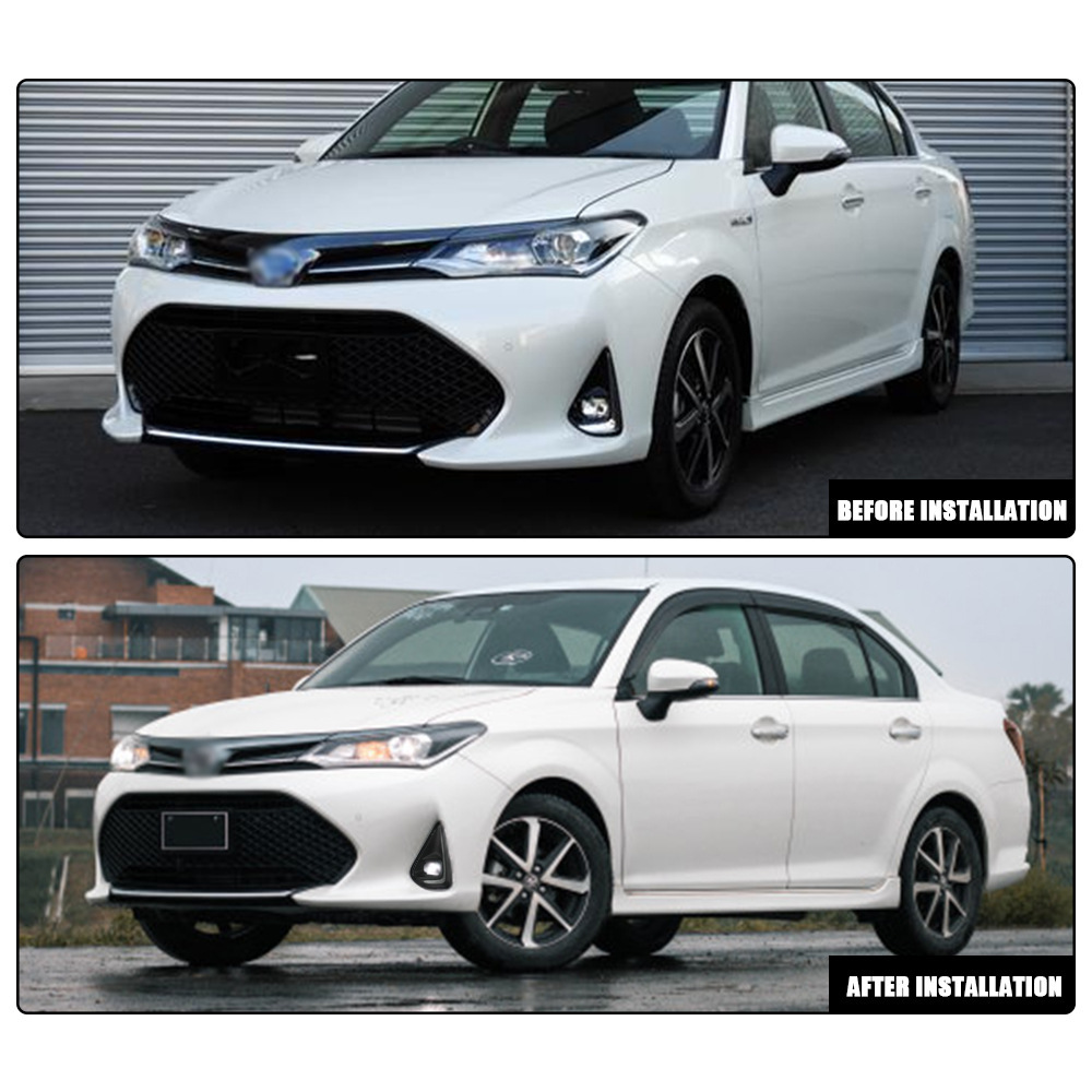 Aplicable para la modificación del conjunto de la lámpara de niebla LED delantera de Toyota Corolla 18 / 19 / 20 modelo AXIO