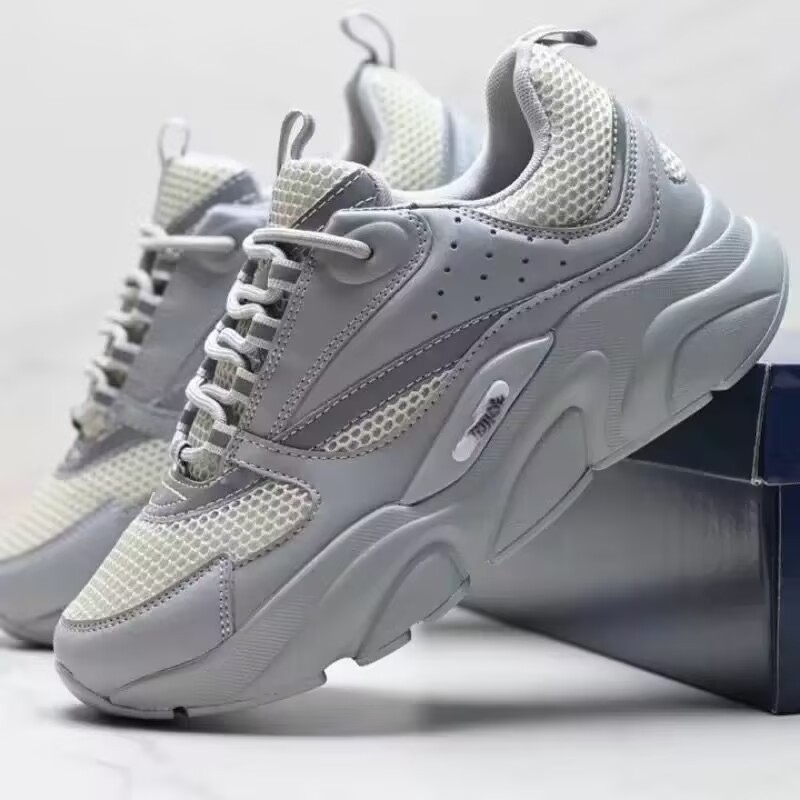 ヨーロッパステーションクロスボーダーDホームB22スポーツとレジャー厚底マルチカラーパッチワークレトロお父さん靴男性と女性の身長を伸ばすジョギングシューズ|undefined