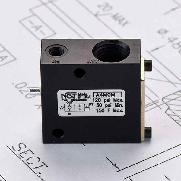 美国 NGT 1/8和1/4 NPTF先导式锁定阀