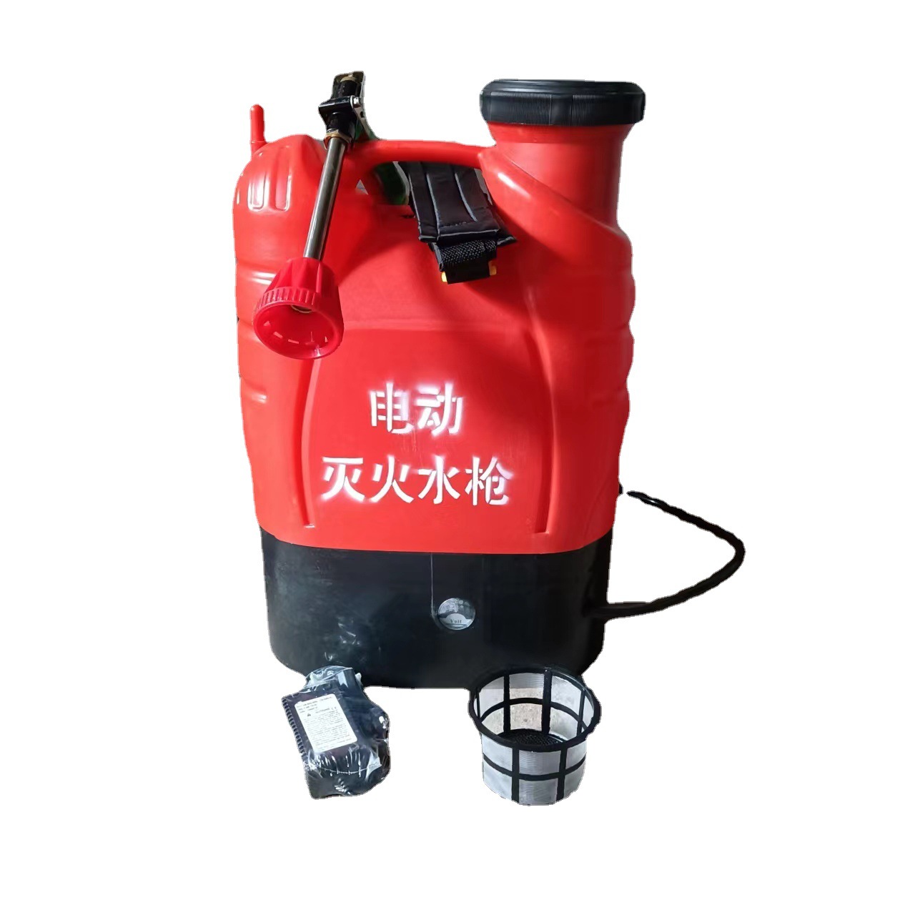 手持电动扑火喷雾器 消防双肩背电动灭火水枪 森林灭火电动喷雾器