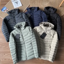 鸟家同款无标平替户外排骨棉服男登山徒步上衣保暖锁温加绒外套