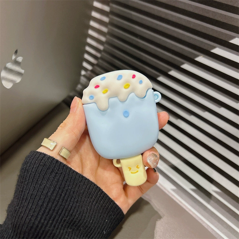 Защитный чехол (Apple) AirPods серии, PVC мультяшный чехол с подвесным кольцом