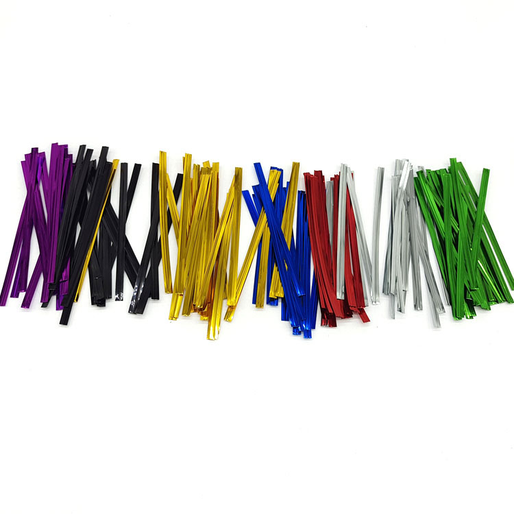 Bolsa de pastelería de pan lazo de alambre cuerda de encuadernación caja de regalo de boda lazo de color embalaje de regalo de alimentos lazo de alambre núcleo de hierro