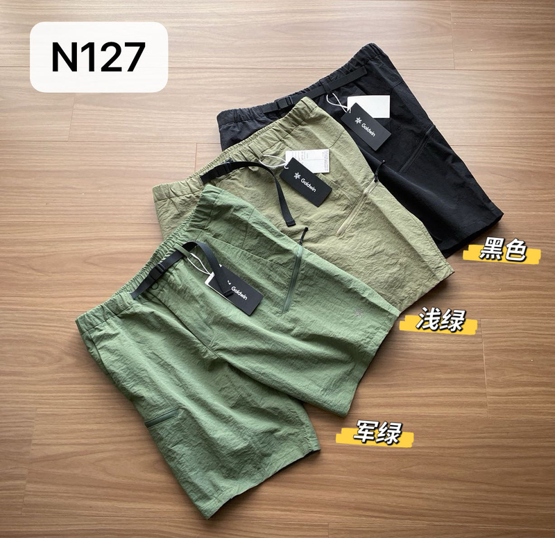 Goldw Outdoor Functional Quick-Drying Hiking, Camping, Mountaineering, Cycling, Lightweight Quick-Drying Rock Climbing Casual Shorts for Commuting