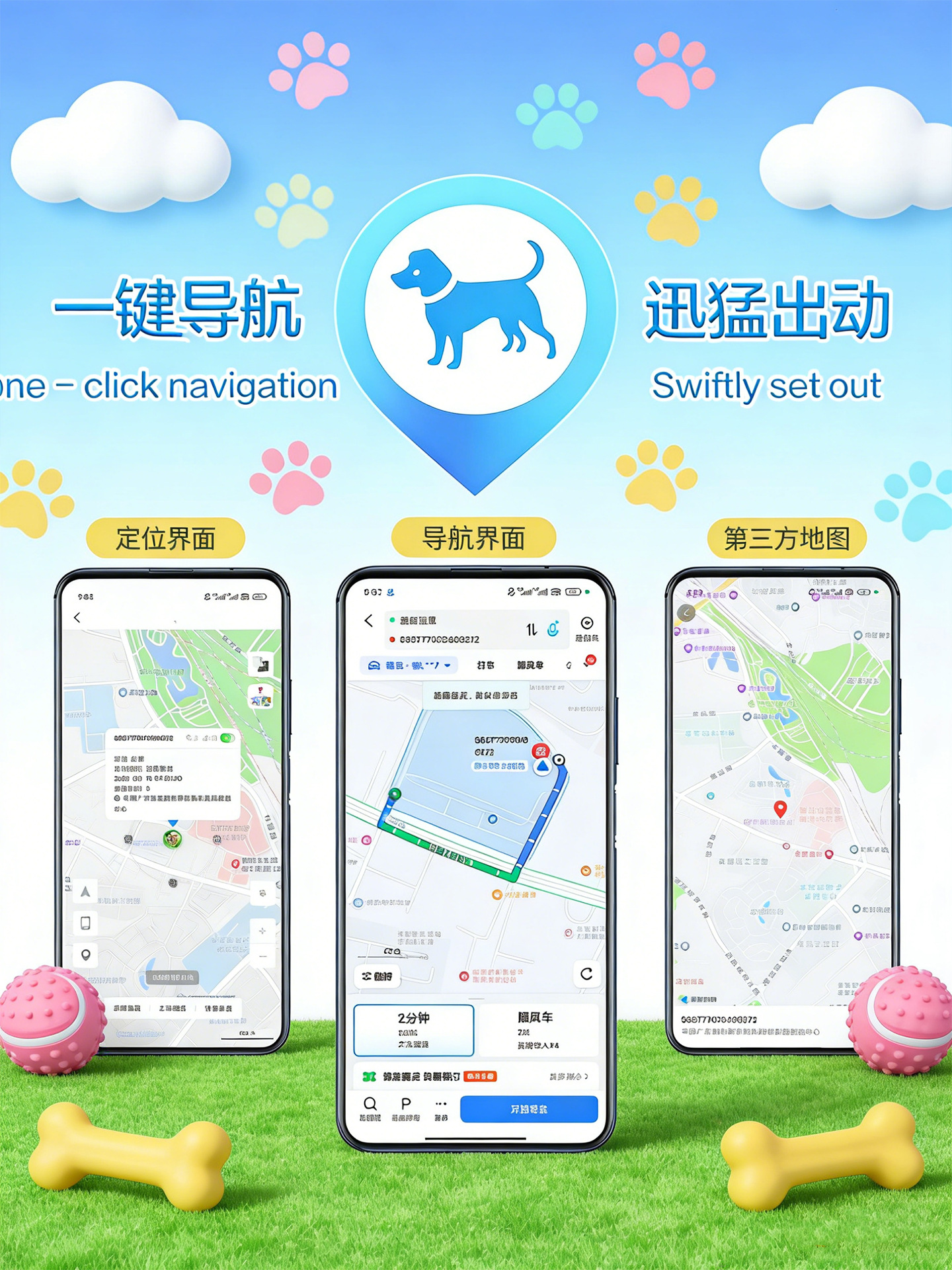 Pet locator, anti-lost device for dogs, GPS collar for tracking cats, waterproof sports tracker, puppy locator