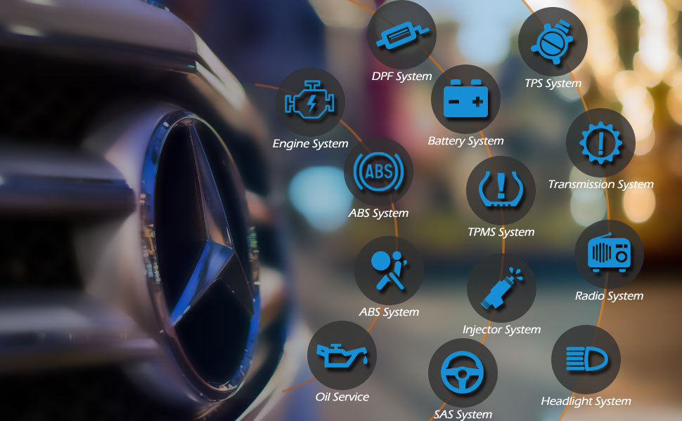 Creator C502 Benz & OBDII/EOBD SCANNER Genuine Automotive Fault Detection and Diagnostic Device