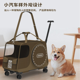 Cat Bag, Portable Cat Backpack, Pet Trolley Case, Backpack, Multi-Cat and Dog Large-Capacity Suitcase