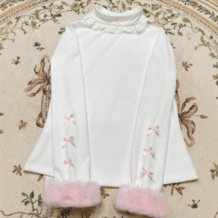 Lolita Inner Wear from Zhijinyuan [Soft Sweetheart] Upgraded Fabric, Soft and Skin-Friendly Warm Knitted Base Shirt