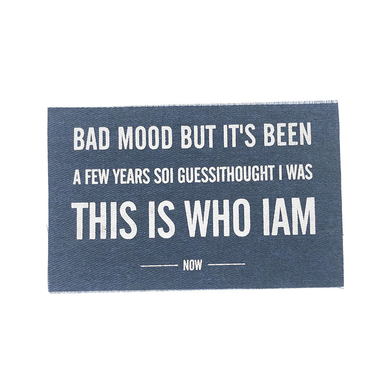 时尚潮牌男装饰补丁贴布贴织唛花刺绣花章子补洞通货源徽章商标