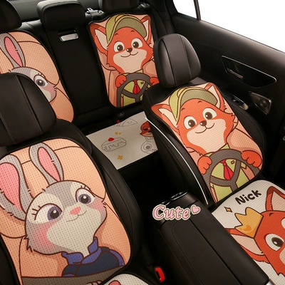Seat cushion, seat cover: Seasons Universal Seat Cover Cartoon