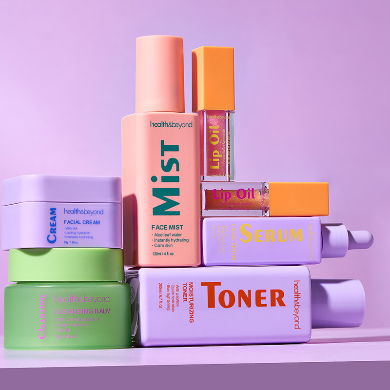 OEM/ODM 15年外贸工厂skin care护肤水精华霜洗面奶面部护理套装