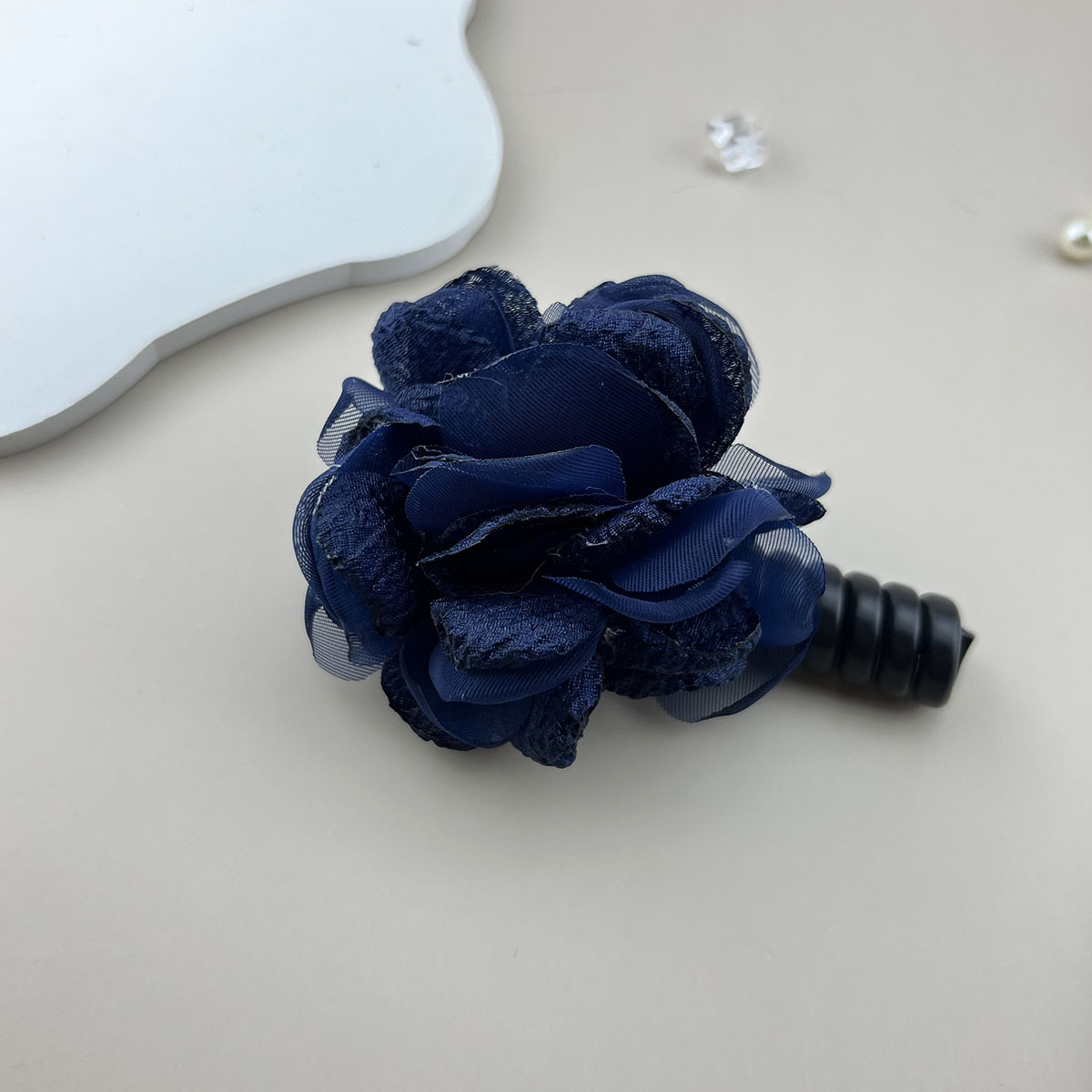 Women's Sweet Simple Style Flower Plastic Cloth Hair Tie display picture 13