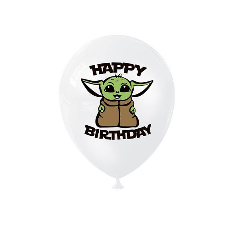 新しいスターウォーズテーマの誕生日パーティーの装飾スターウォーズフラッグケーキインサートバルーンパーティー|undefined