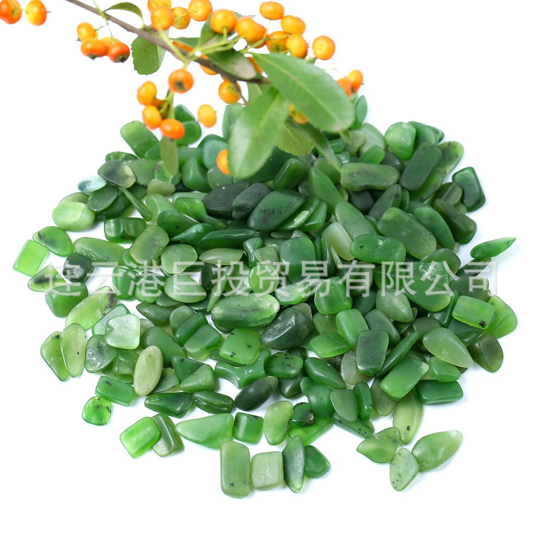 100 tipos de piedra triturada de 7 - 9mm cristal natural jade ágata espécimen de piedra preciosa marco de fotos transfronterizo mano suministro Amazon