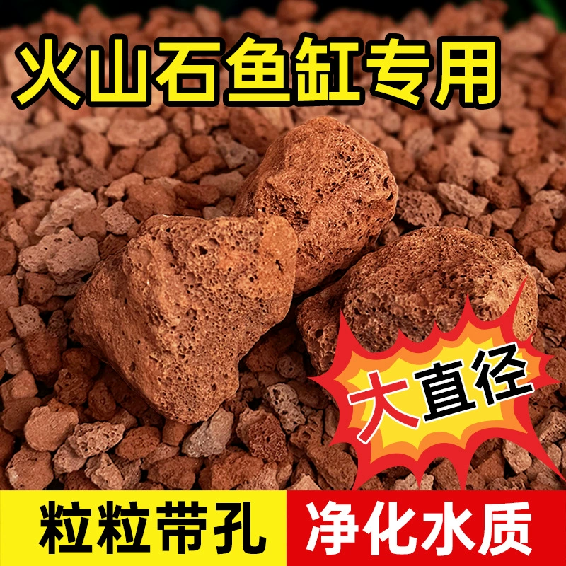 Частицы натурального вулканического камня красный вулканический камень дно песок сочный камень орхидеи аквариум специальный питательный почвенный фильтр брусчатка