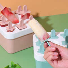Plastic Popsicle Mold DIY Ice Stick Model Food Grade Ice Cube Mold Nine-Grid Ice Cream Popsicle Ice Tray Mold