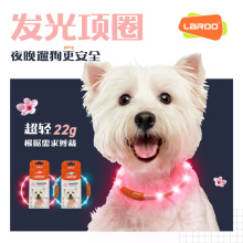 Dog Aurora Pendant Light Up Collar LaRoo跨境专供代发